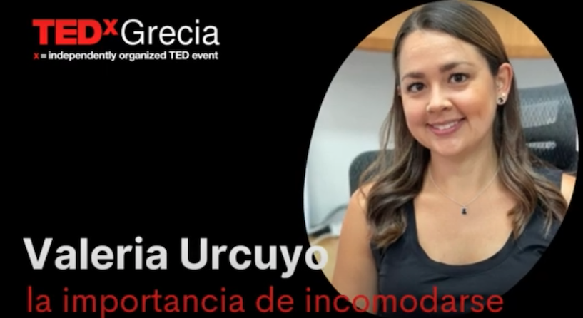 Valeria Urcuyo TEDx Grecia presenter